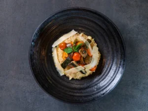 Roasted vegetable risotto
