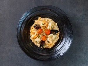 Seafood risotto