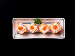 Salmon with cream cheese