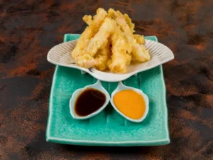 Seafood tempuras