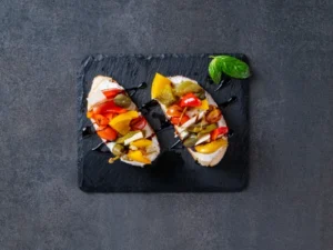 Bruschetta with ricotta